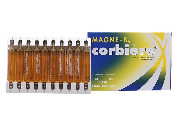 Thuốc magne b6 corbiere ống giá bao nhiêu?